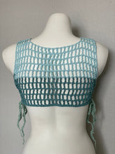 Load image into Gallery viewer, Tahoe Ribbed Mesh Crop Top
