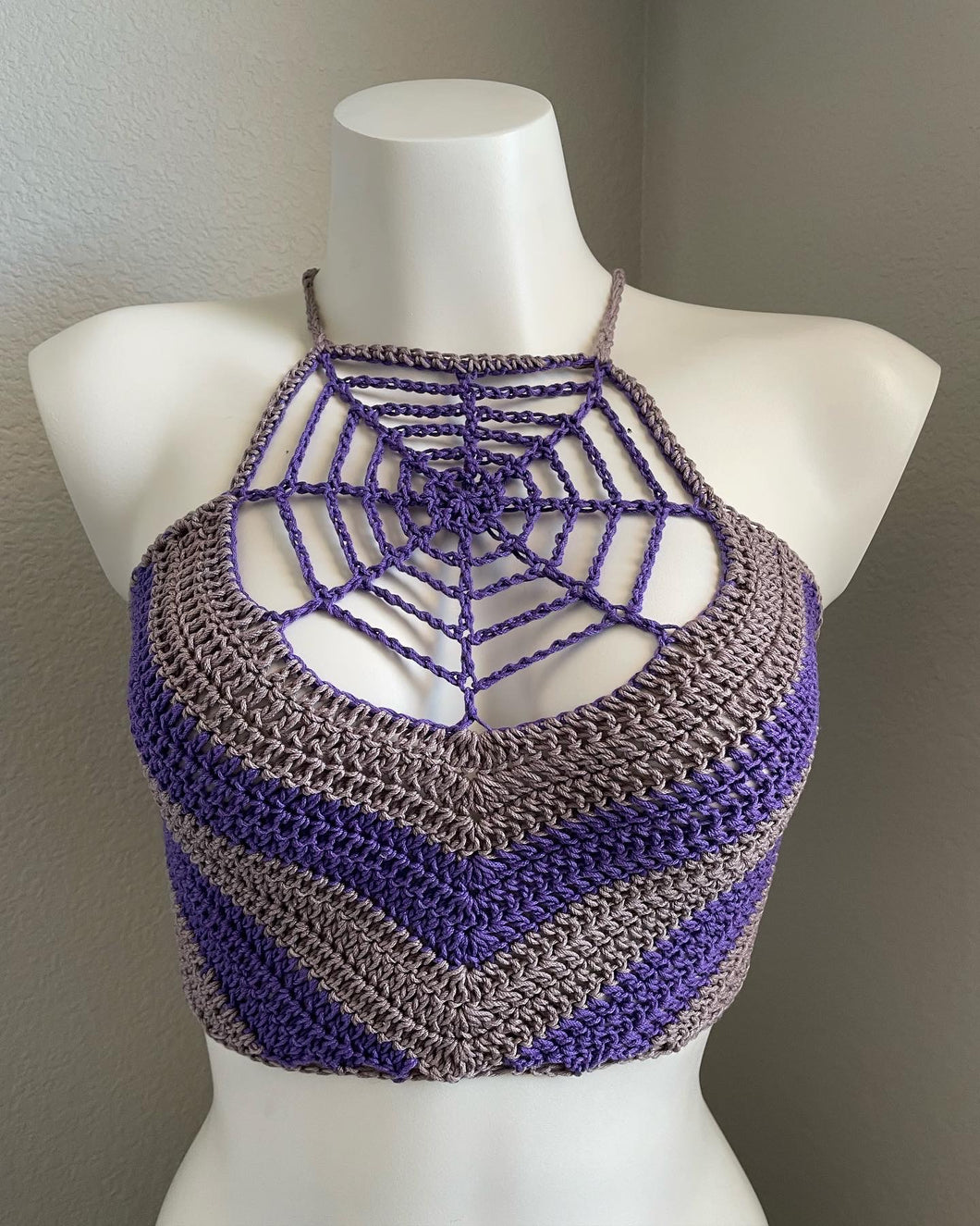 Ursula Spider Web Crop Top